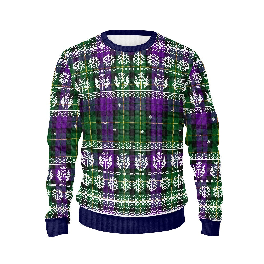 Clan Abercrombie Tartan Christmas Ugly Sweater