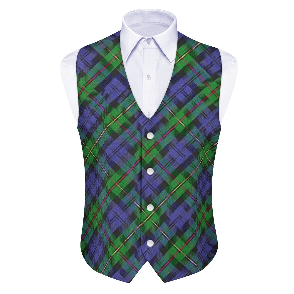 Clan MacEwen Tartan Bias Suit vest jacket