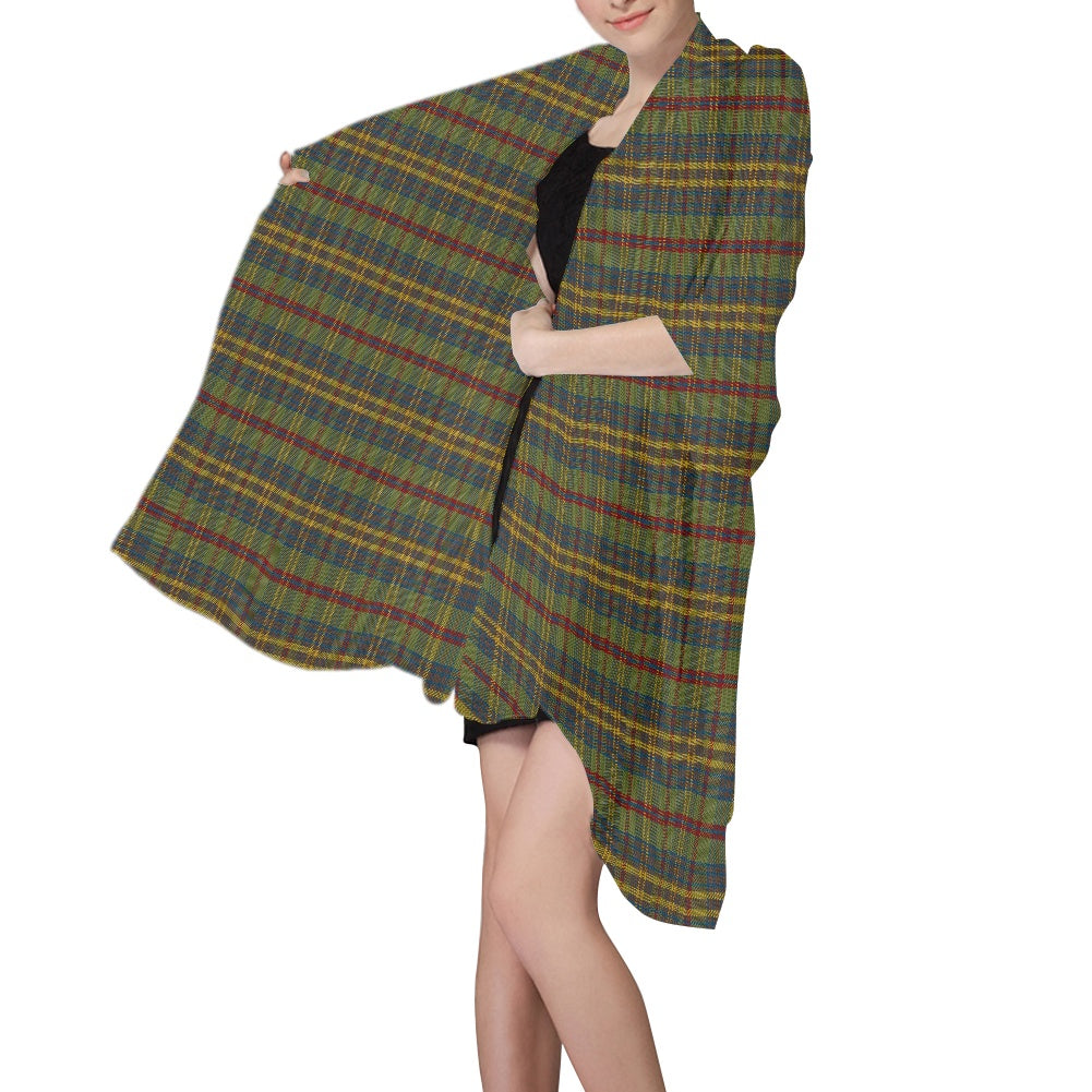 Irish County Limerick Tartan Chiffon Scarf