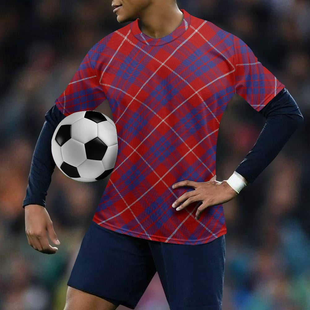 Clan Hamilton Tartan Football Shirt