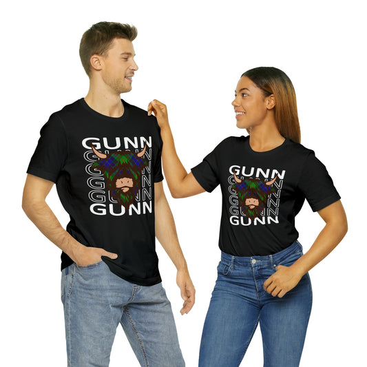 Clan Gunn | Hairy Coo | Unisex T-Shirt