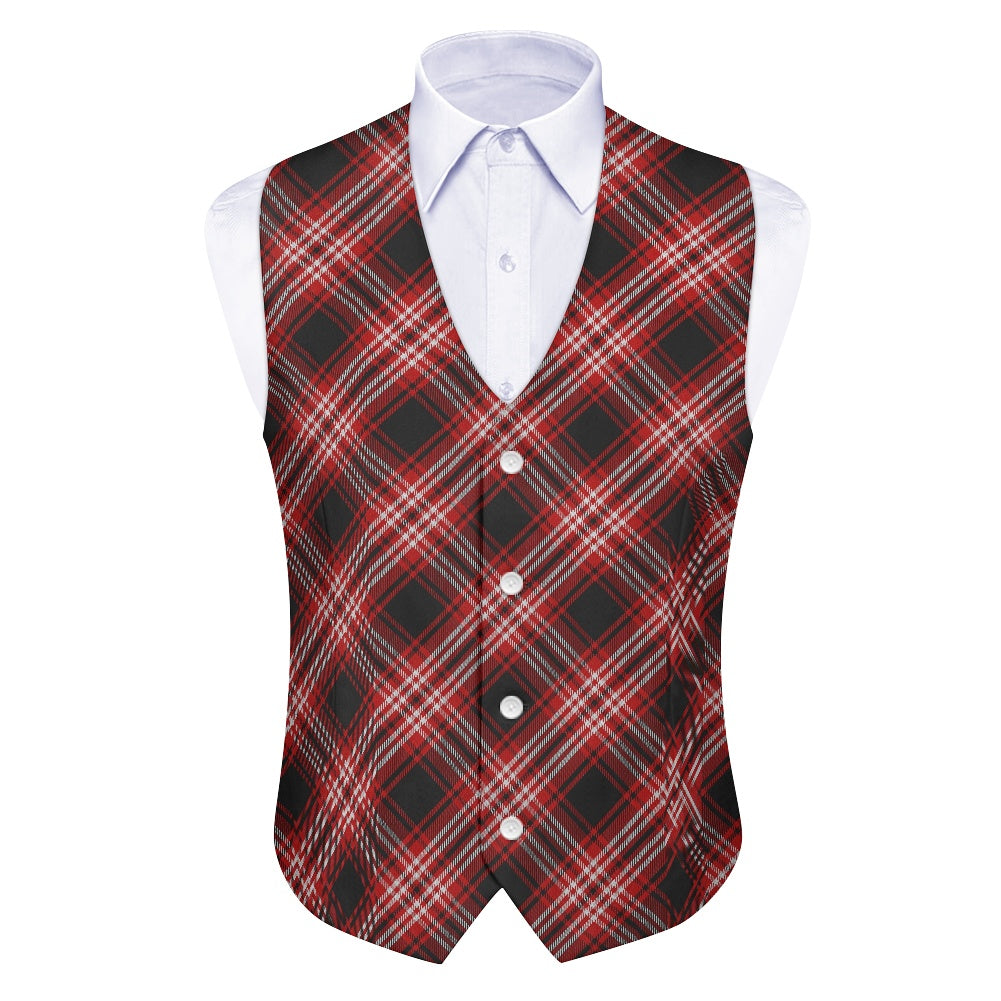 Tweedside District Tartan Suit vest jacket