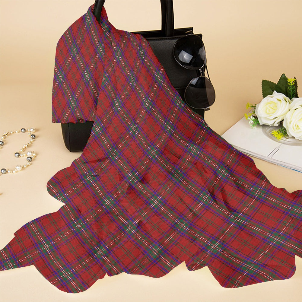 Clan MacClure Tartan Bias Chiffon Scarf