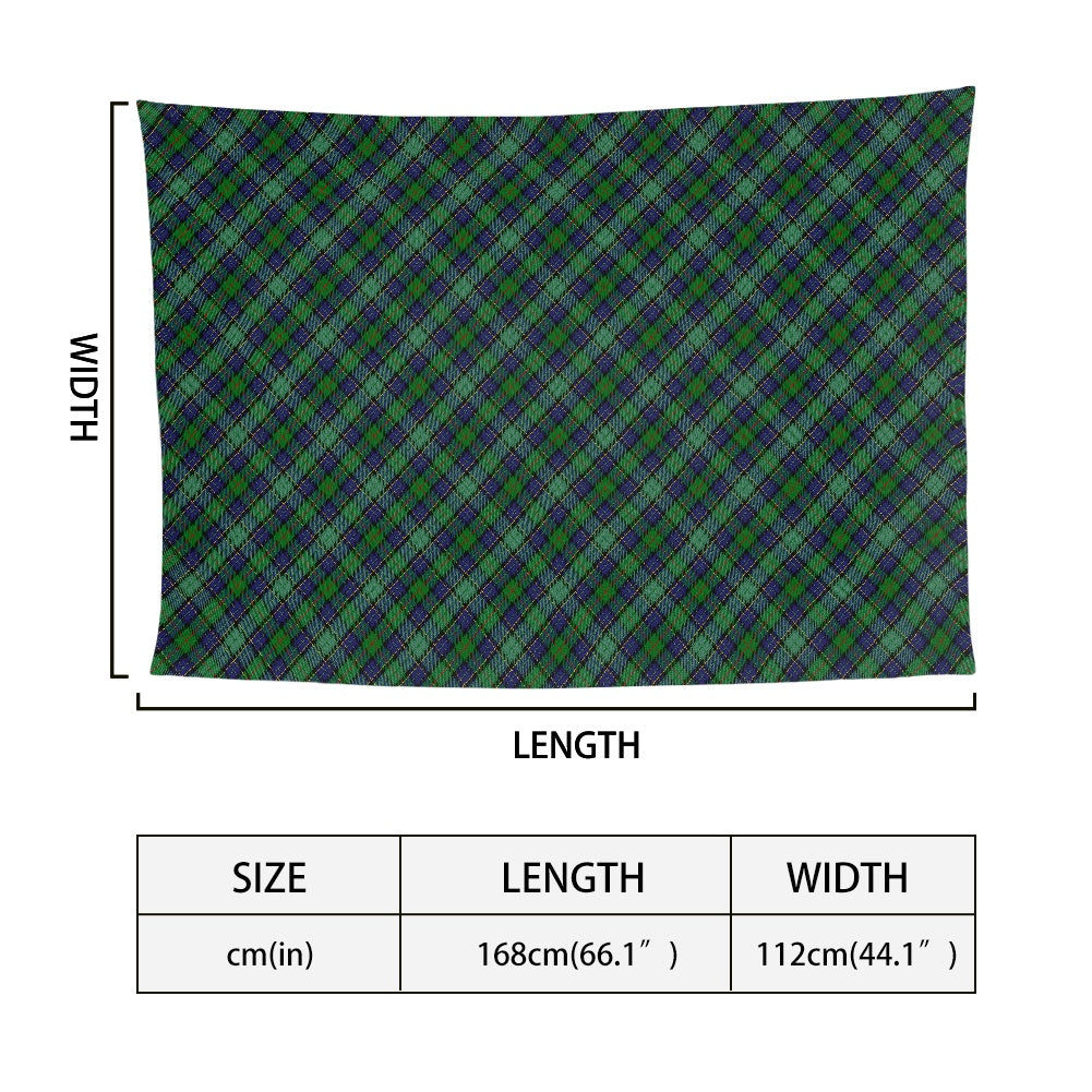 Irish Province Leinster Tartan Bias Chiffon Scarf