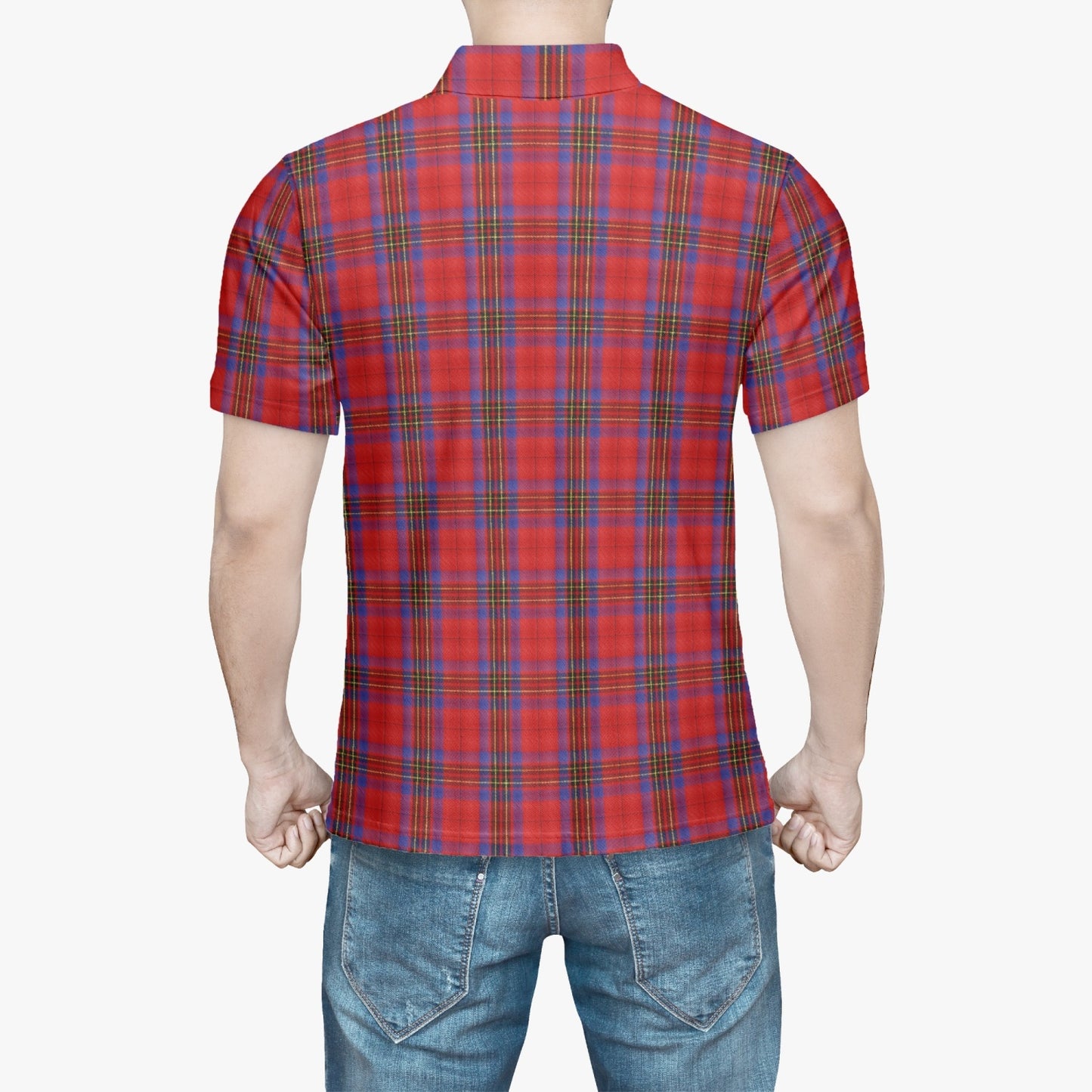 Clan Leslie Tartan Polo Shirt