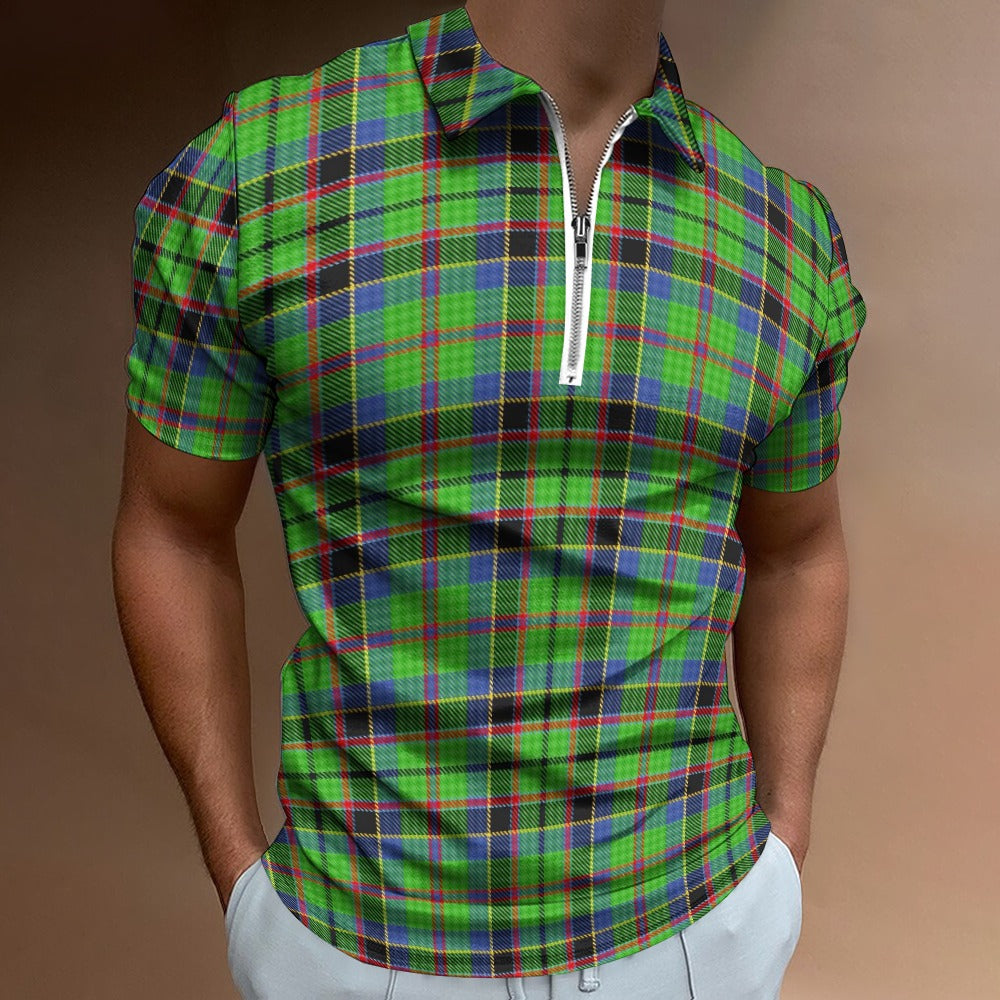 Clan Stephenson Tartan Short sleeve polo shirt