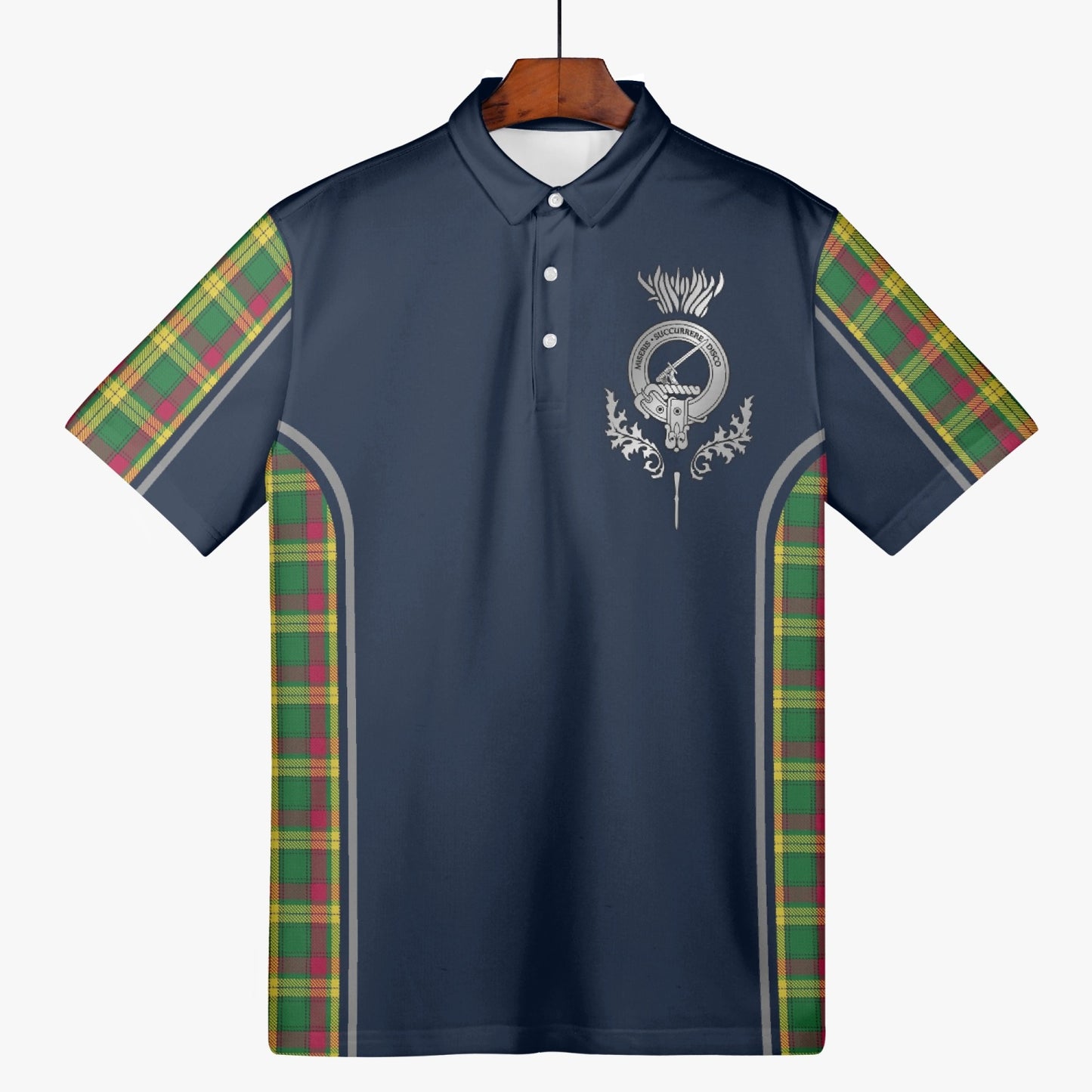 Clan MacMillan Crest & Tartan Polo Shirt