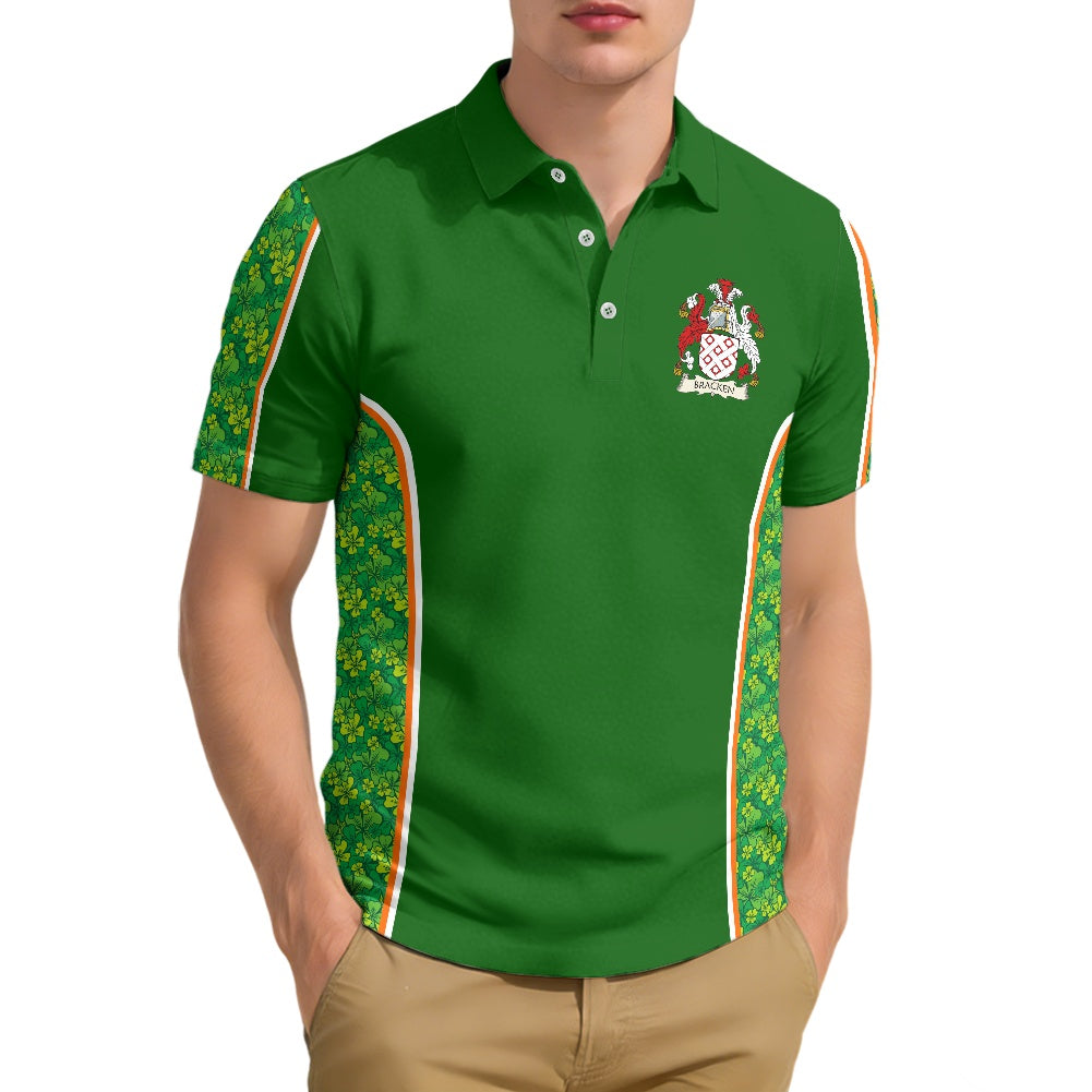 Irish Arms - Bracken Shamrock - Polo Shirt