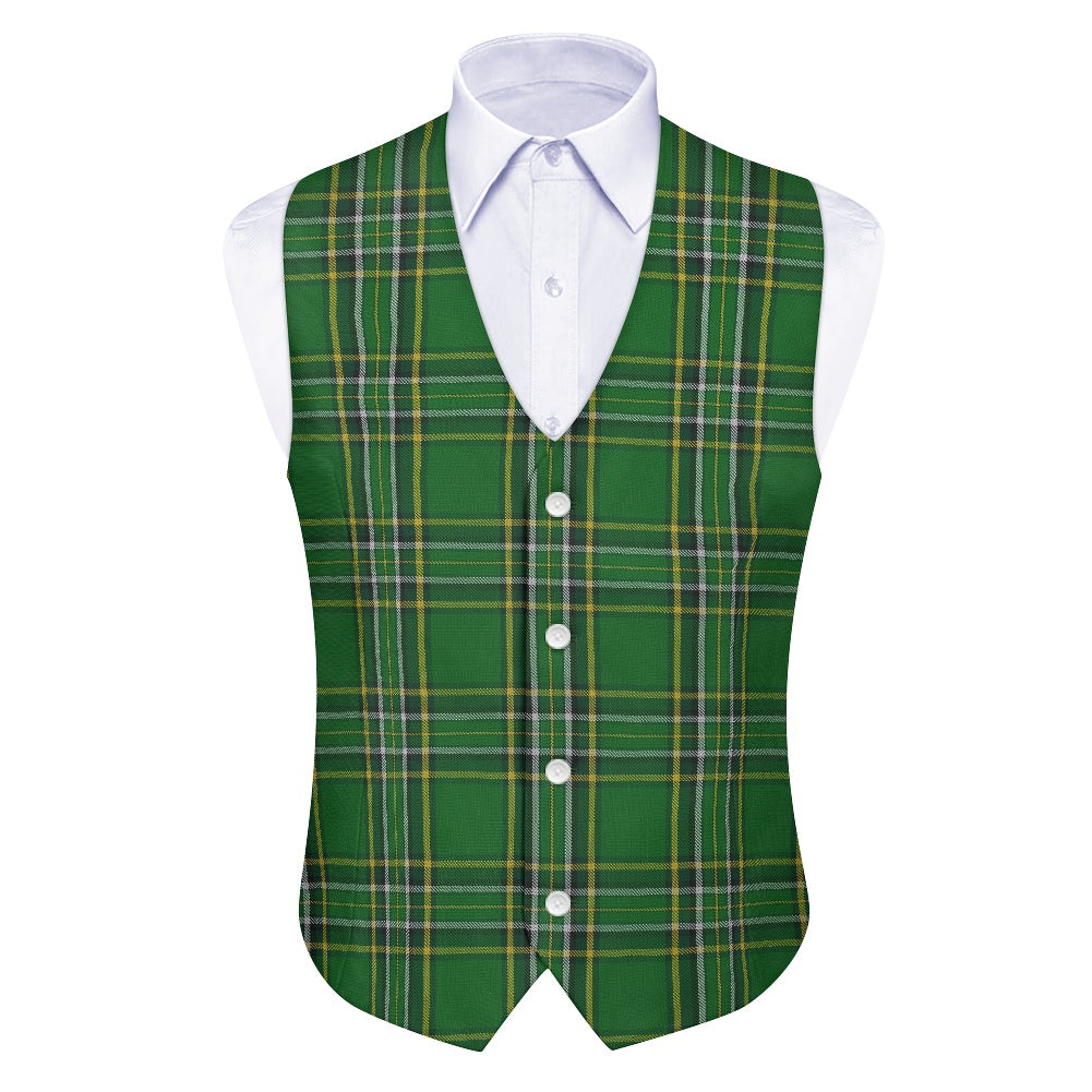 Irish National Tartan Suit Waistcoat