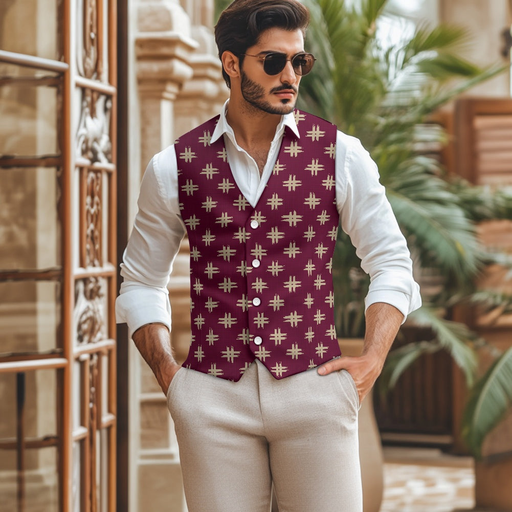Japanese Wagara - Igeta Suit vest jacket