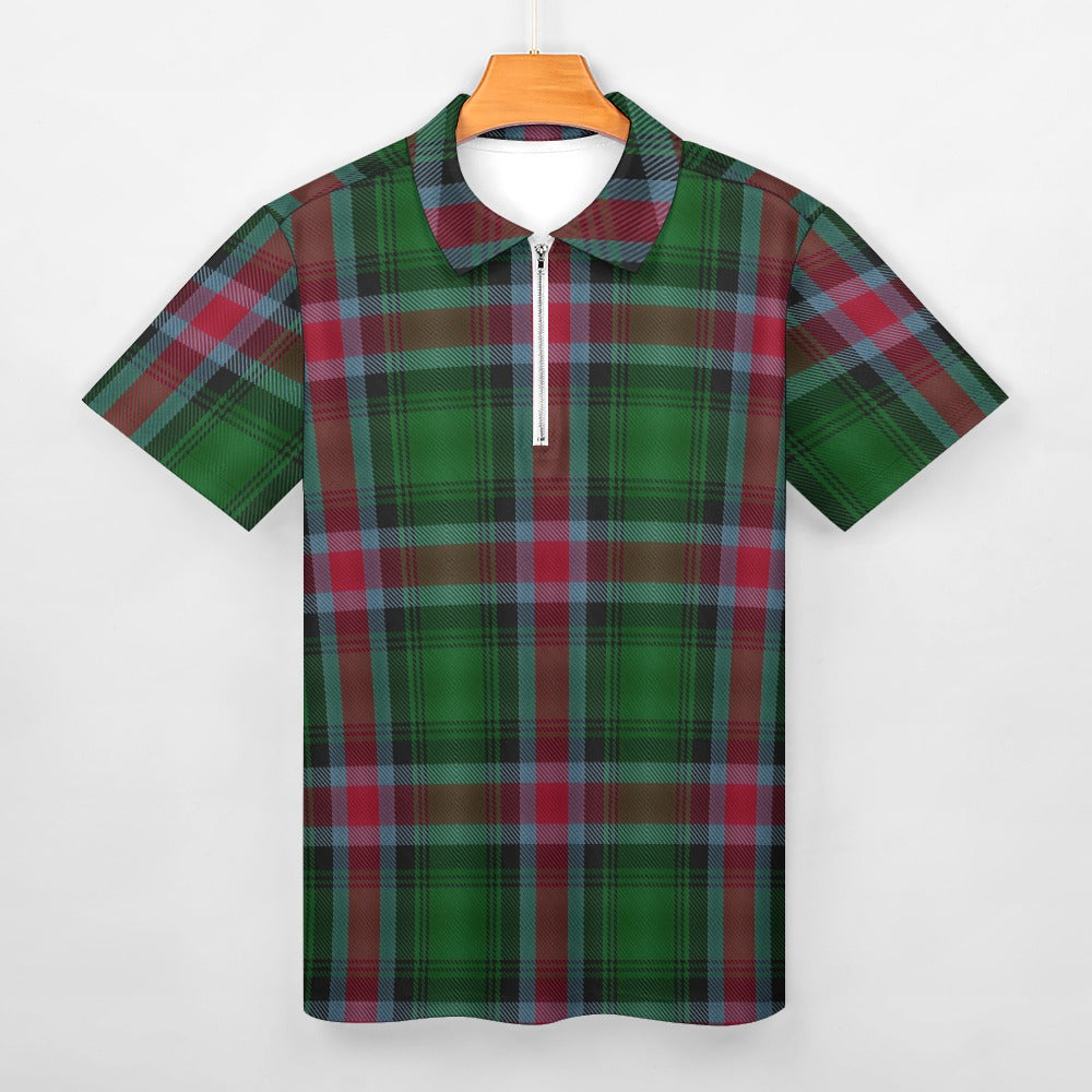 US State - Georgia Tartan Short sleeve polo shirt