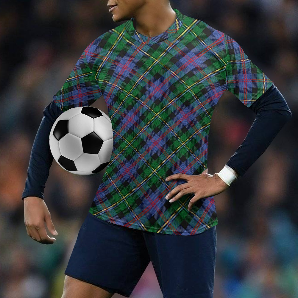 Clan Malcolm Tartan Football Shirt