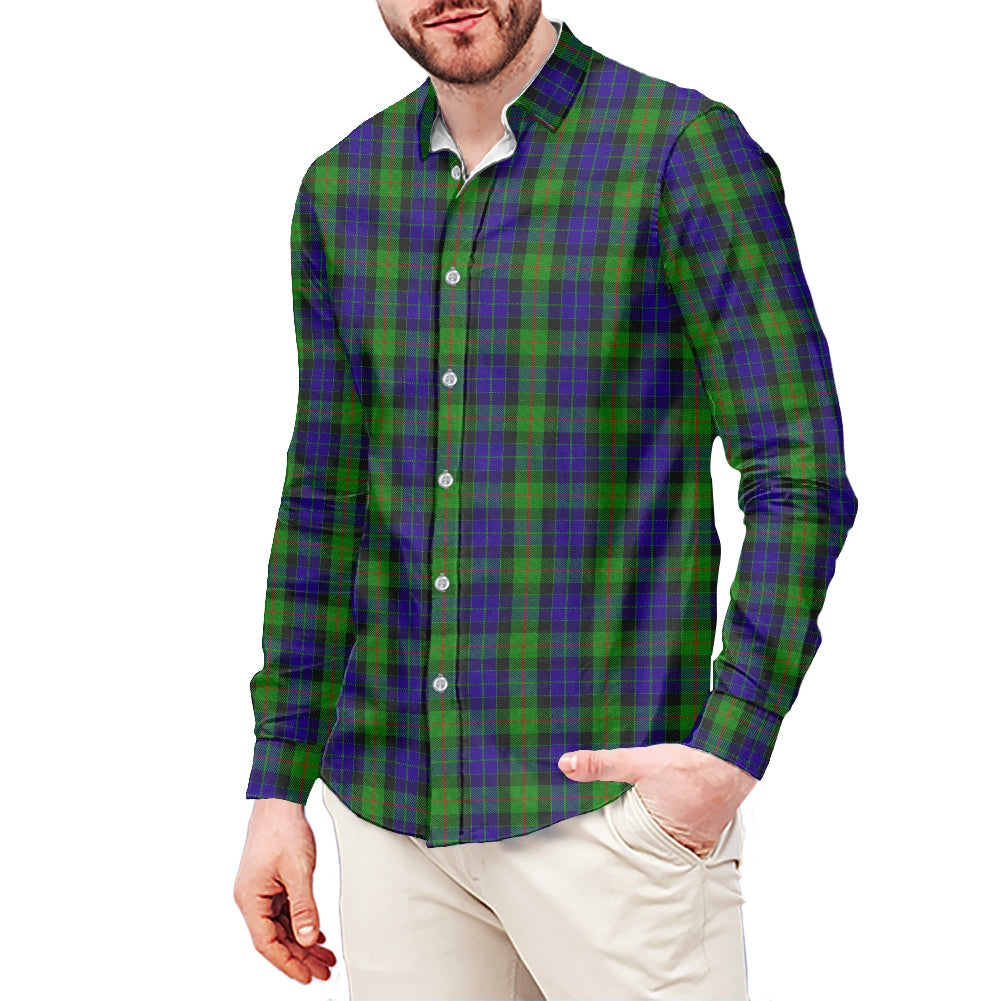 Clan Gunn Tartan Men's long-sleeved shirt