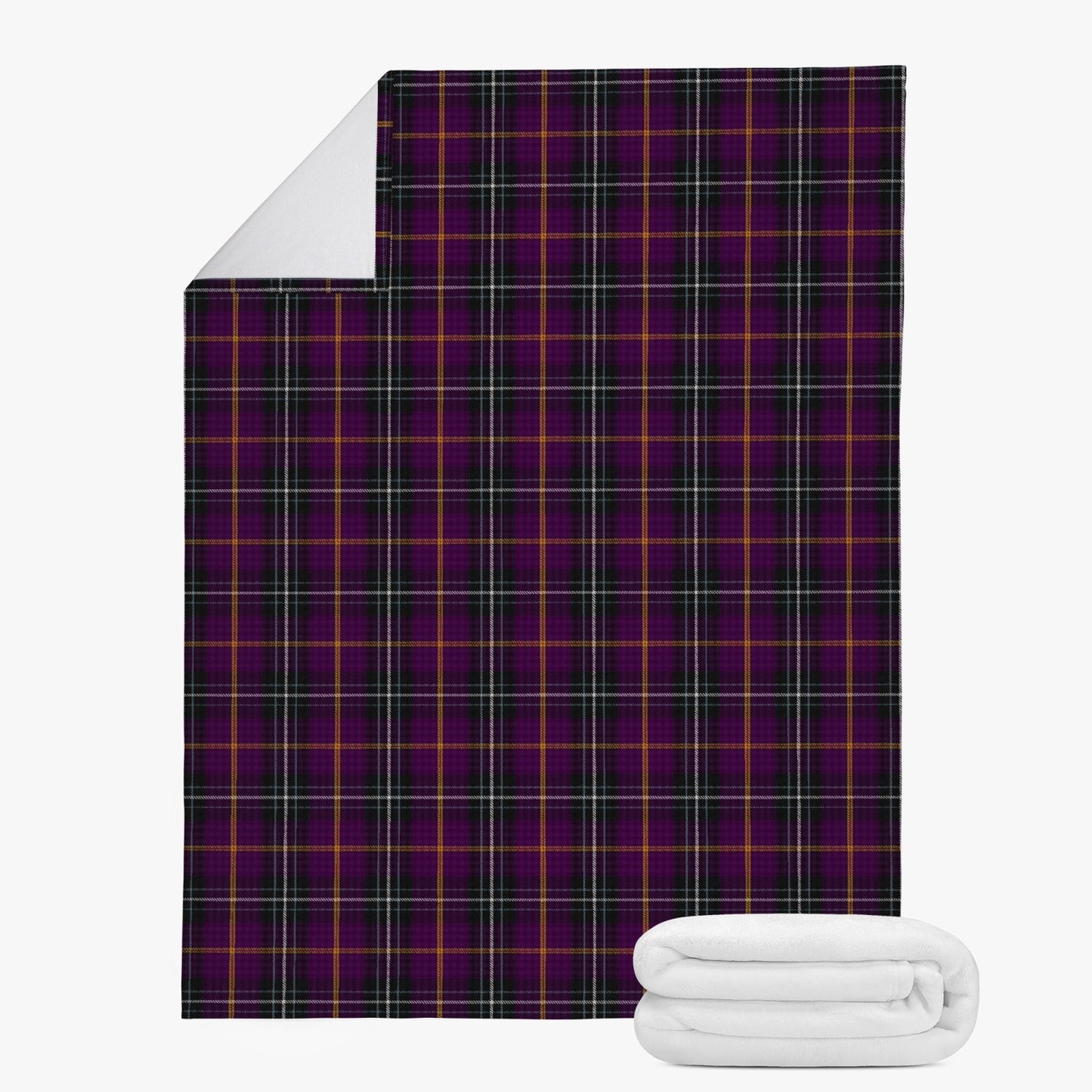 Cornish Family Tartan - Curnow Fleece Blanket