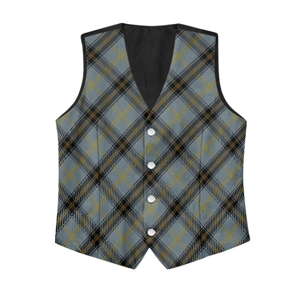 Clan Bell Tartan Bias Suit vest jacket