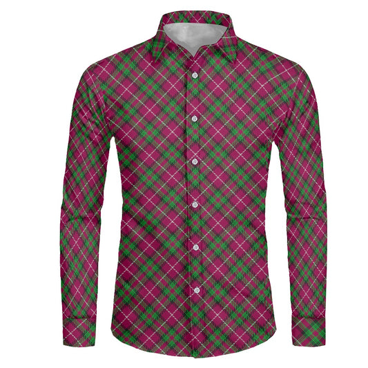 Clan Stewart of Bute Tartan Men's long-sleeved shirt
