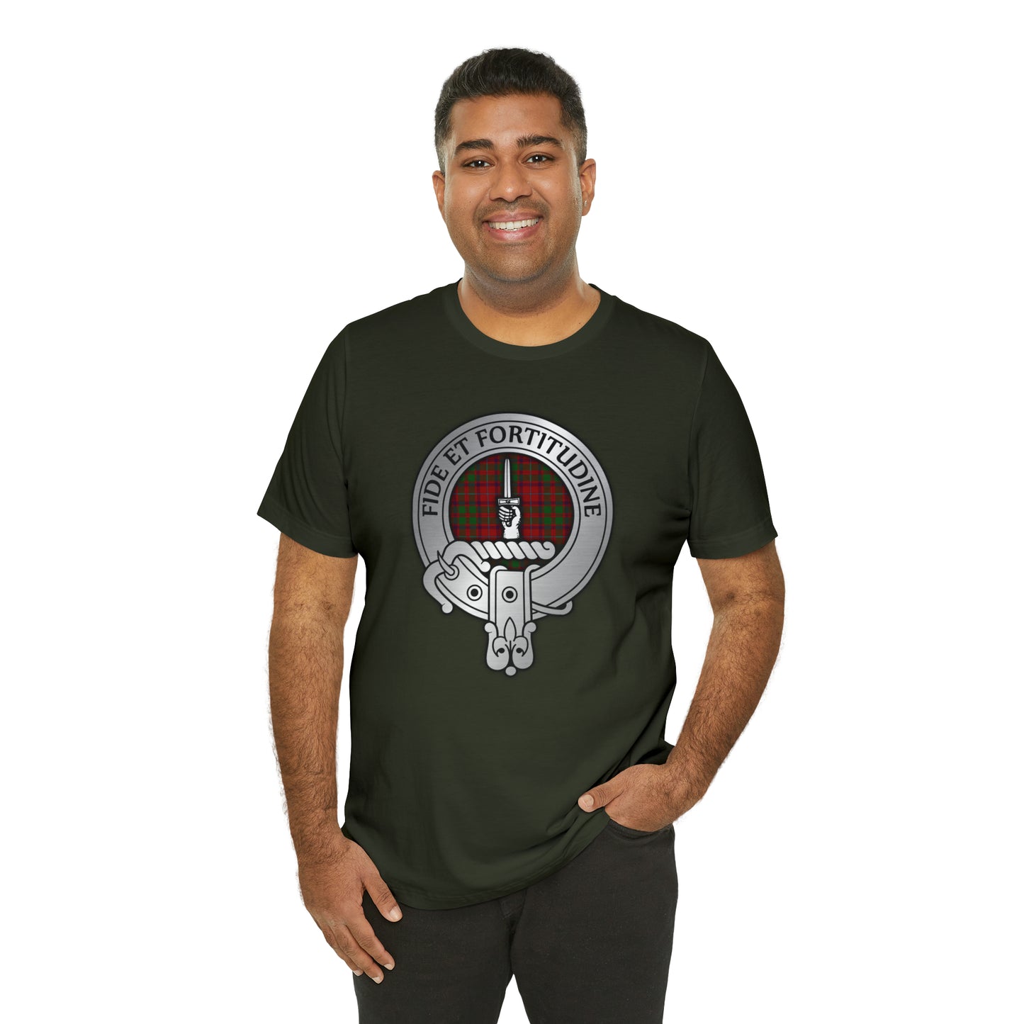 Clan Shaw Crest & Tartan | Unisex T-Shirt