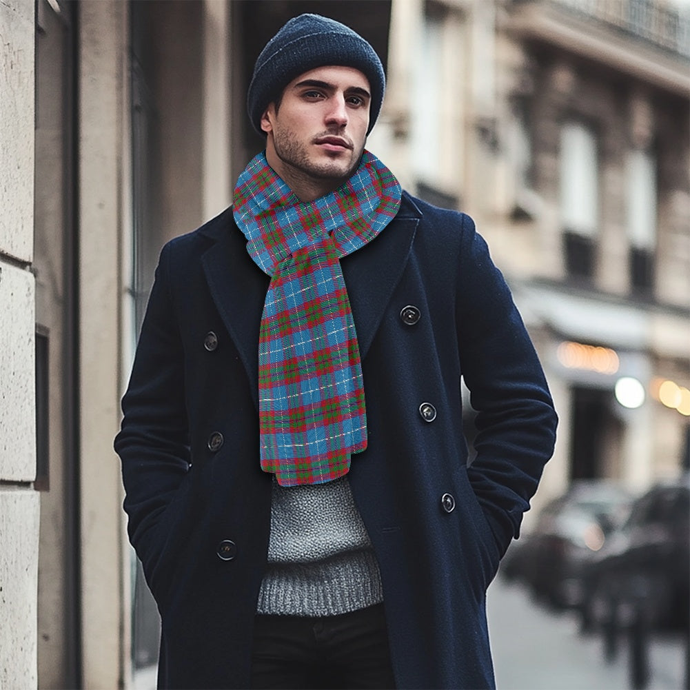 Clan Moubray Tartan Fluffy scarf