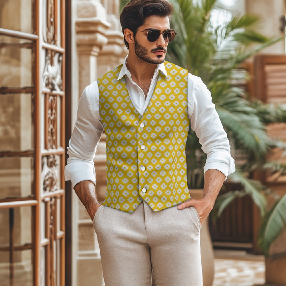 Wagara - Kanoko Gold Suit vest jacket