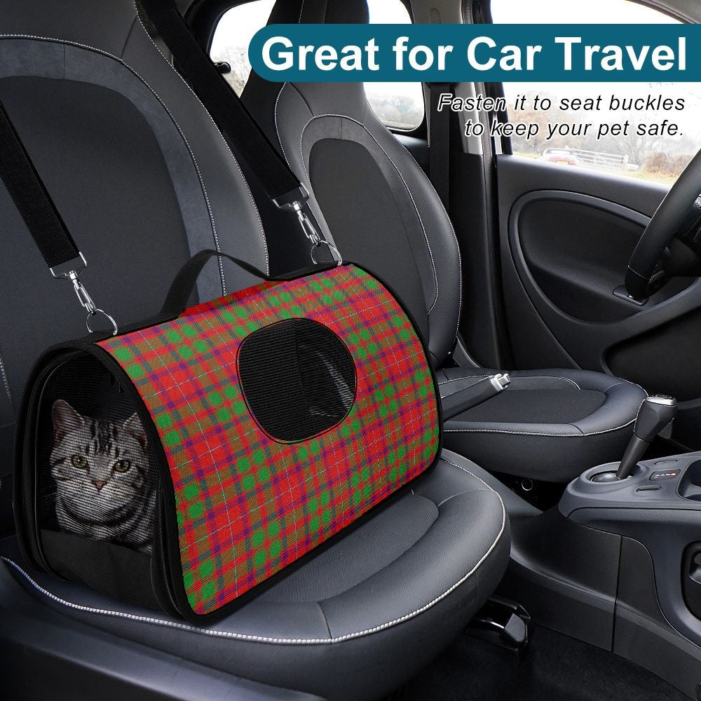 Clan Shaw Tartan Pet Carrier Bag