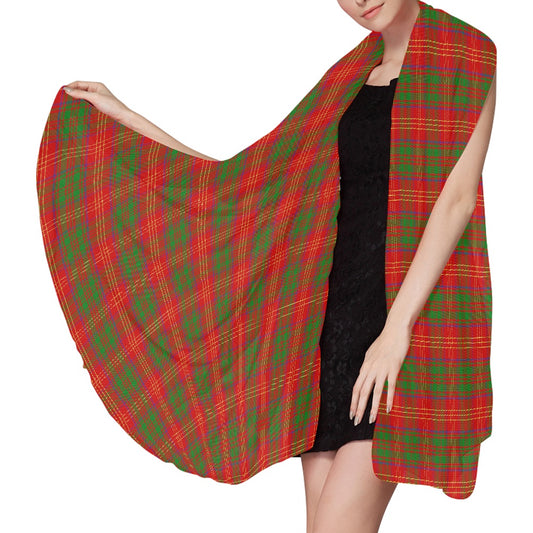 Clan Burns Tartan Chiffon Scarf