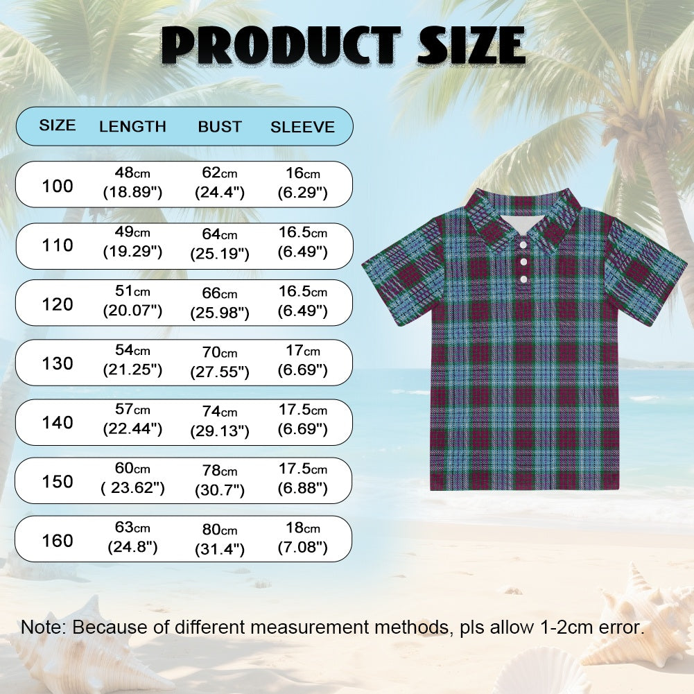 Dun Broch Tartan Children's POLO shirt