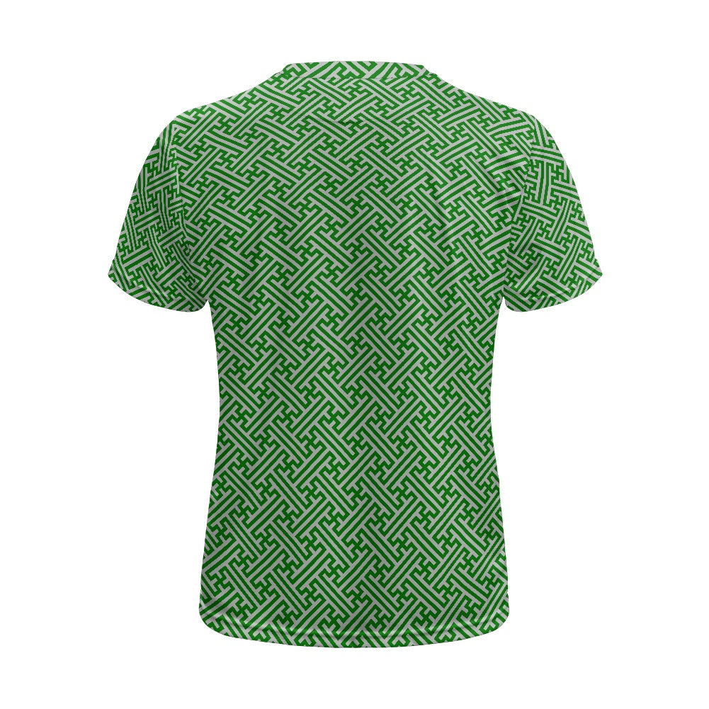 Japanese Wagara - Green Sayagata - Football Shirt