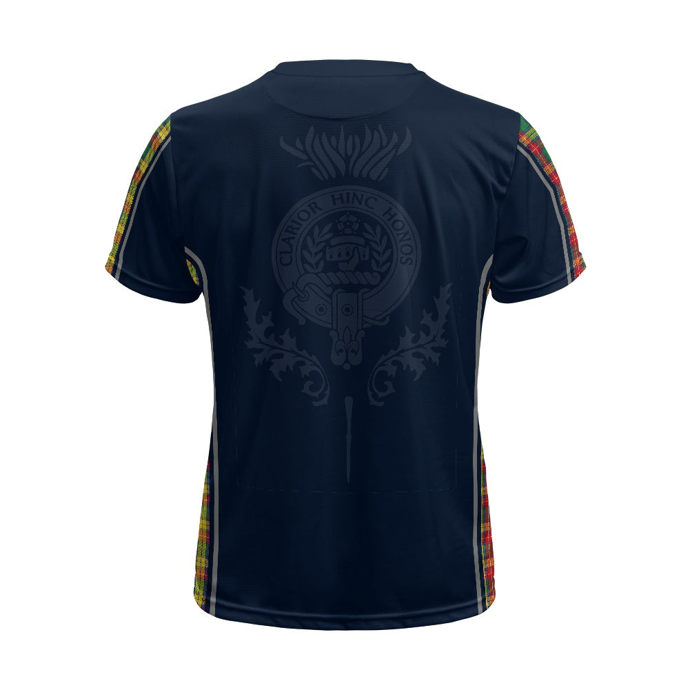 Clan Buchanan Crest & Tartan Football Shirt