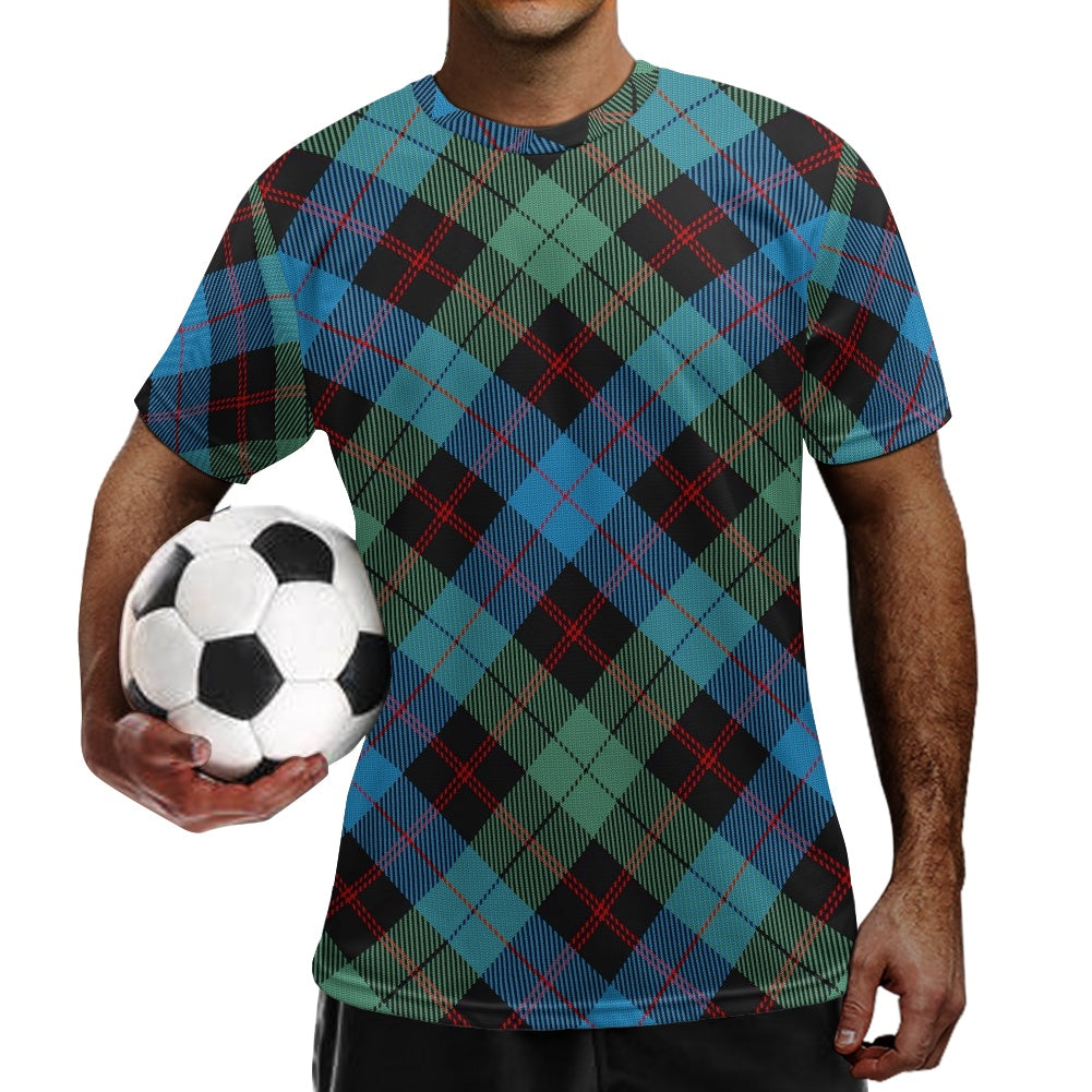 Clan Guthrie Tartan Football Shirt white