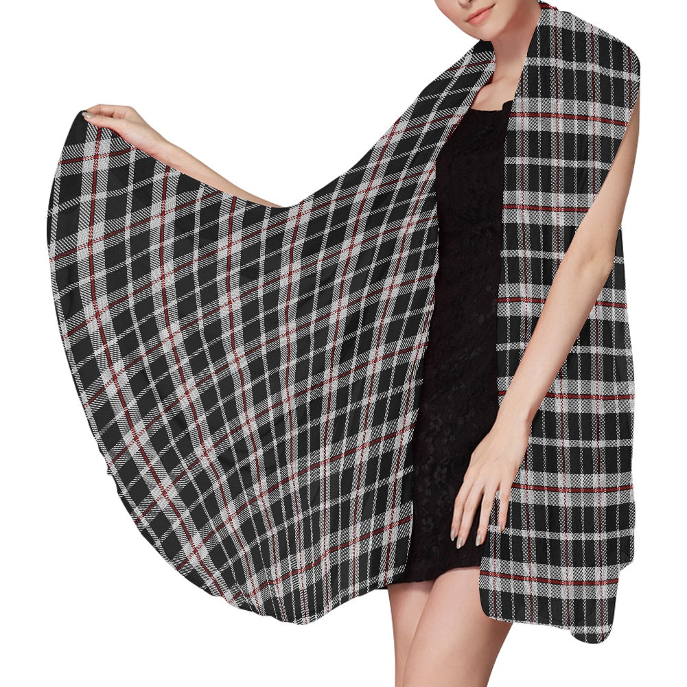 Cornish - St Piran's Tartan Chiffon Scarf