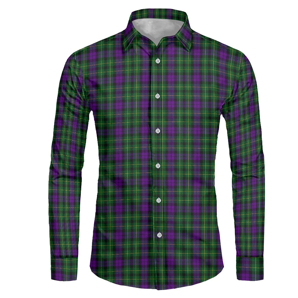 Clan Abercrombie Tartan Men's long-sleeved shirt