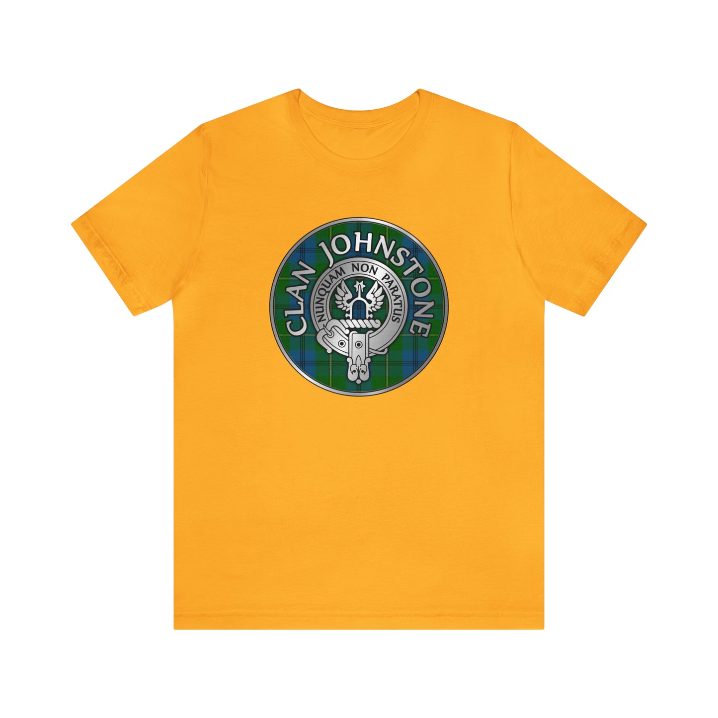 Clan Johnstone Crest & Tartan | Unisex T-Shirt