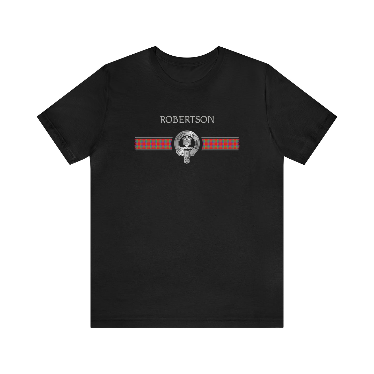 Clan Donnachaidh | Robertson Crest & Tartan | Unisex T-Shirt