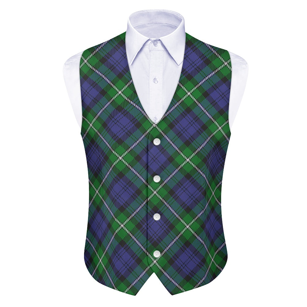 Clan Forbes Tartan Bias Suit vest jacket