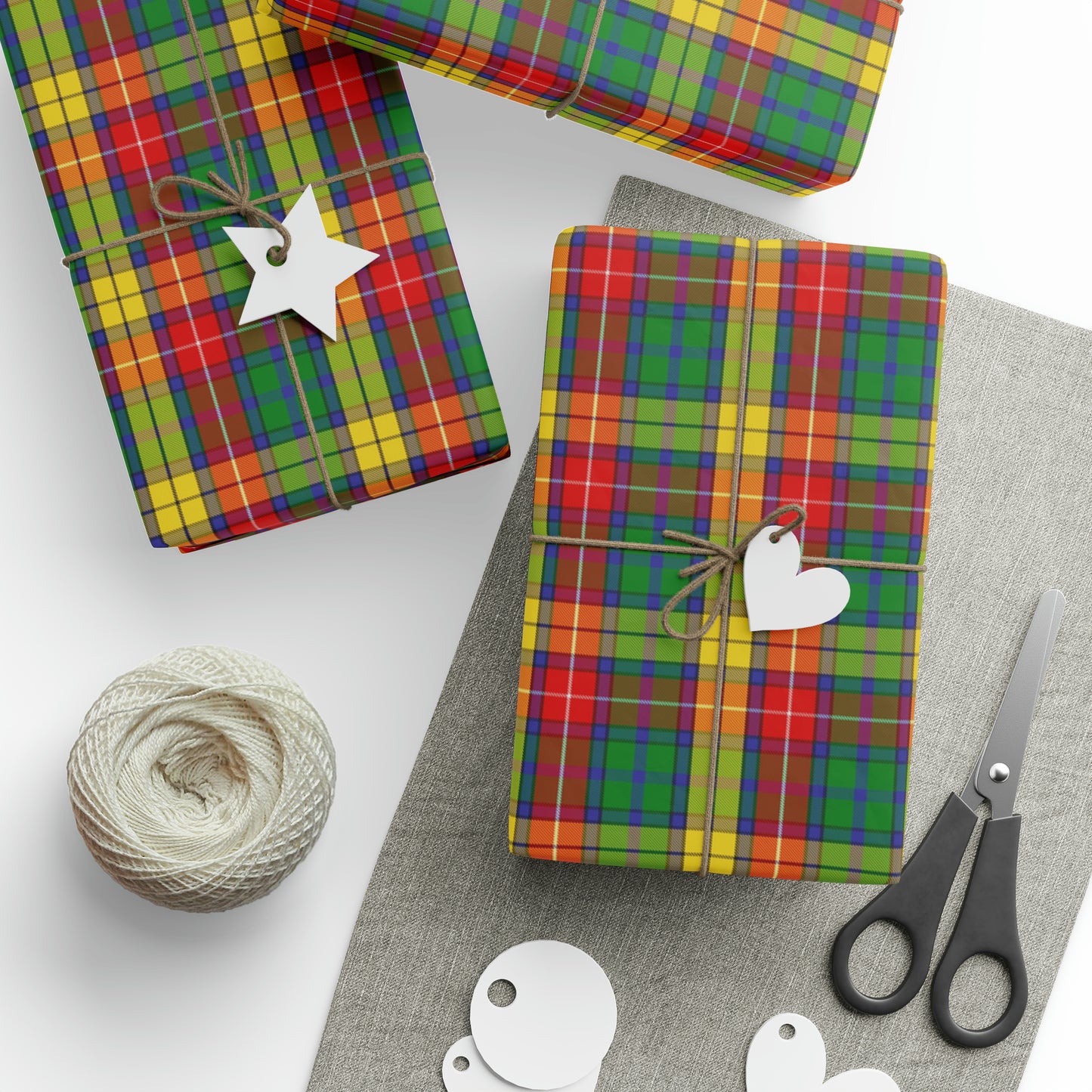 Clan Buchanan Tartan Wrapping Papers