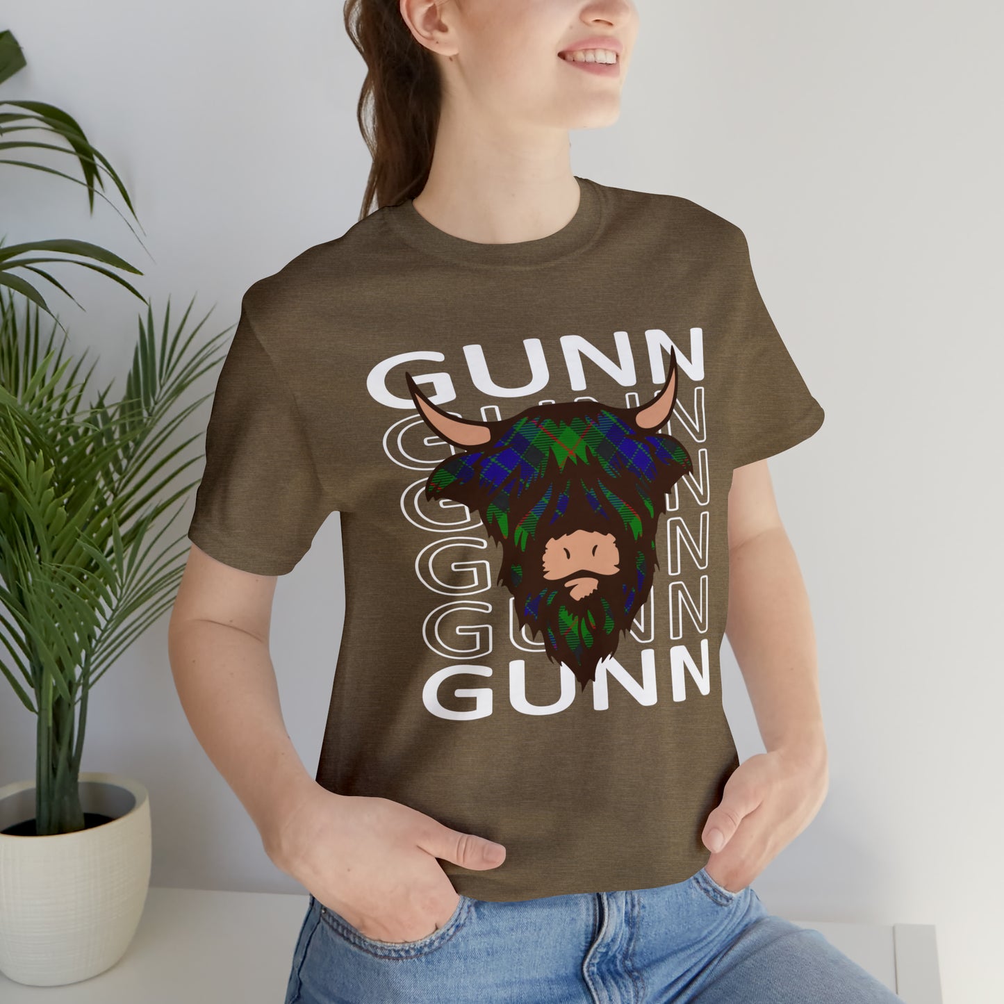 Clan Gunn | Hairy Coo | Unisex T-Shirt