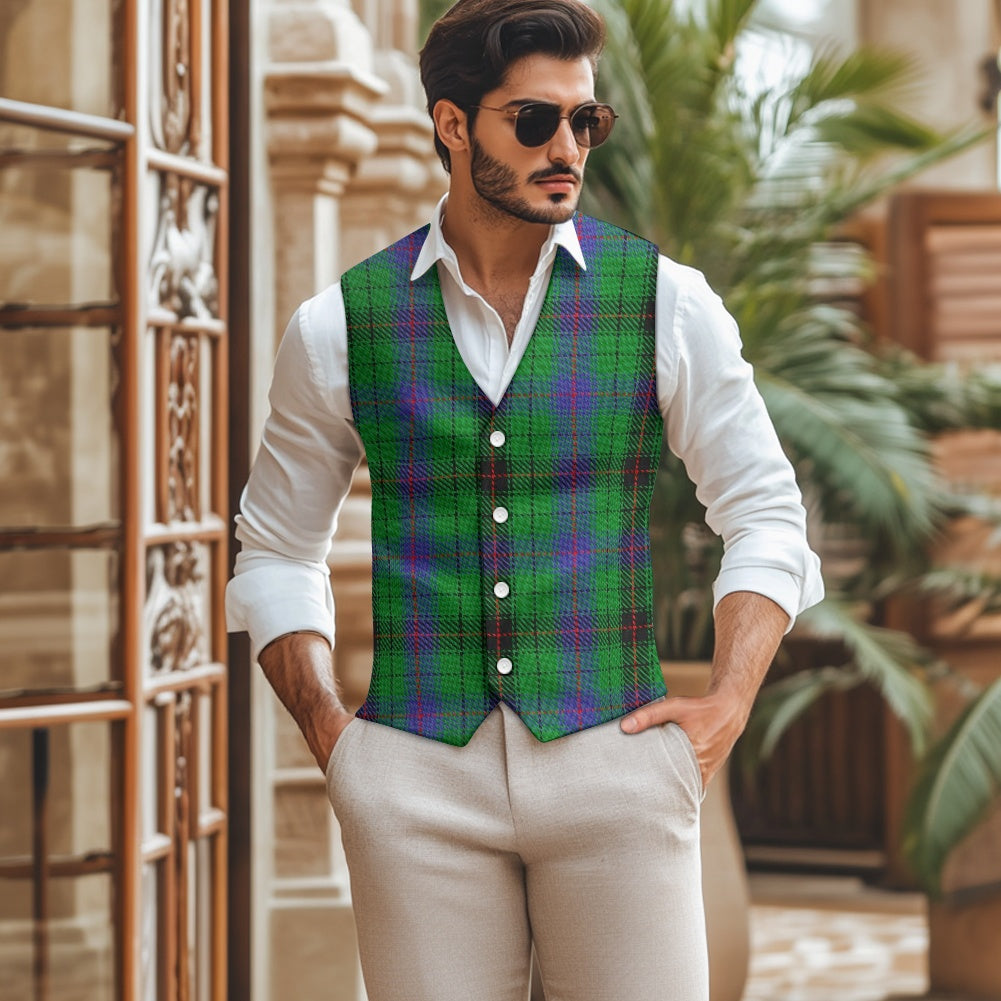 Clan Davidson Tartan Suit vest jacket