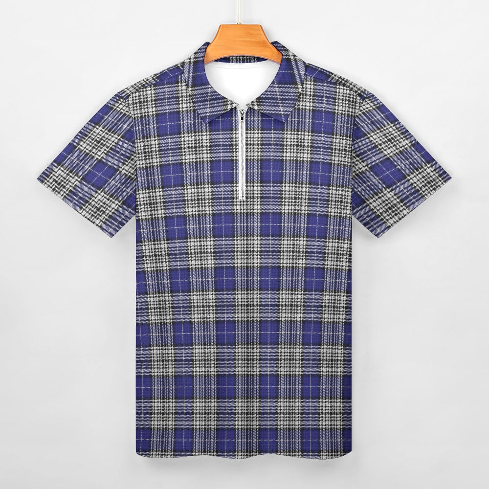 Clan Napier Tartan Short sleeve polo shirt