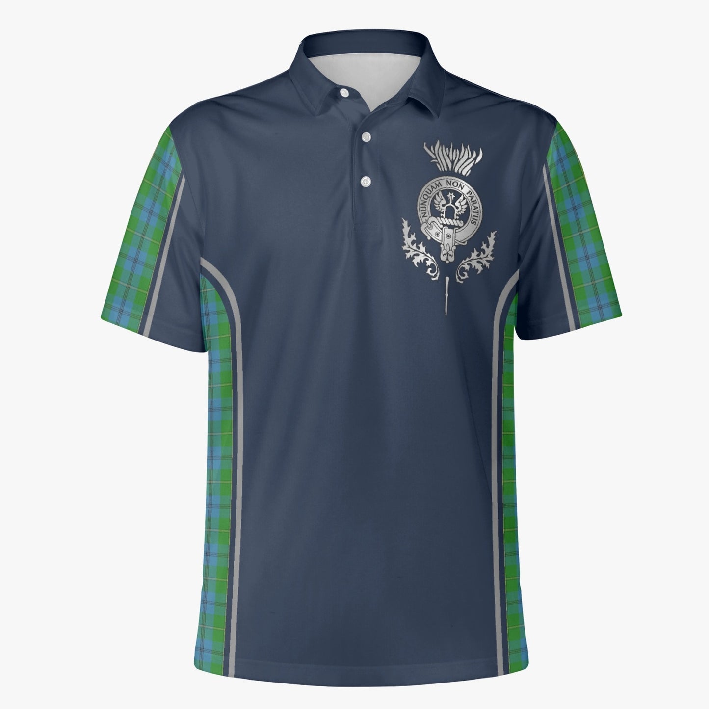 Clan Johnstone Crest & Tartan Polo Shirt