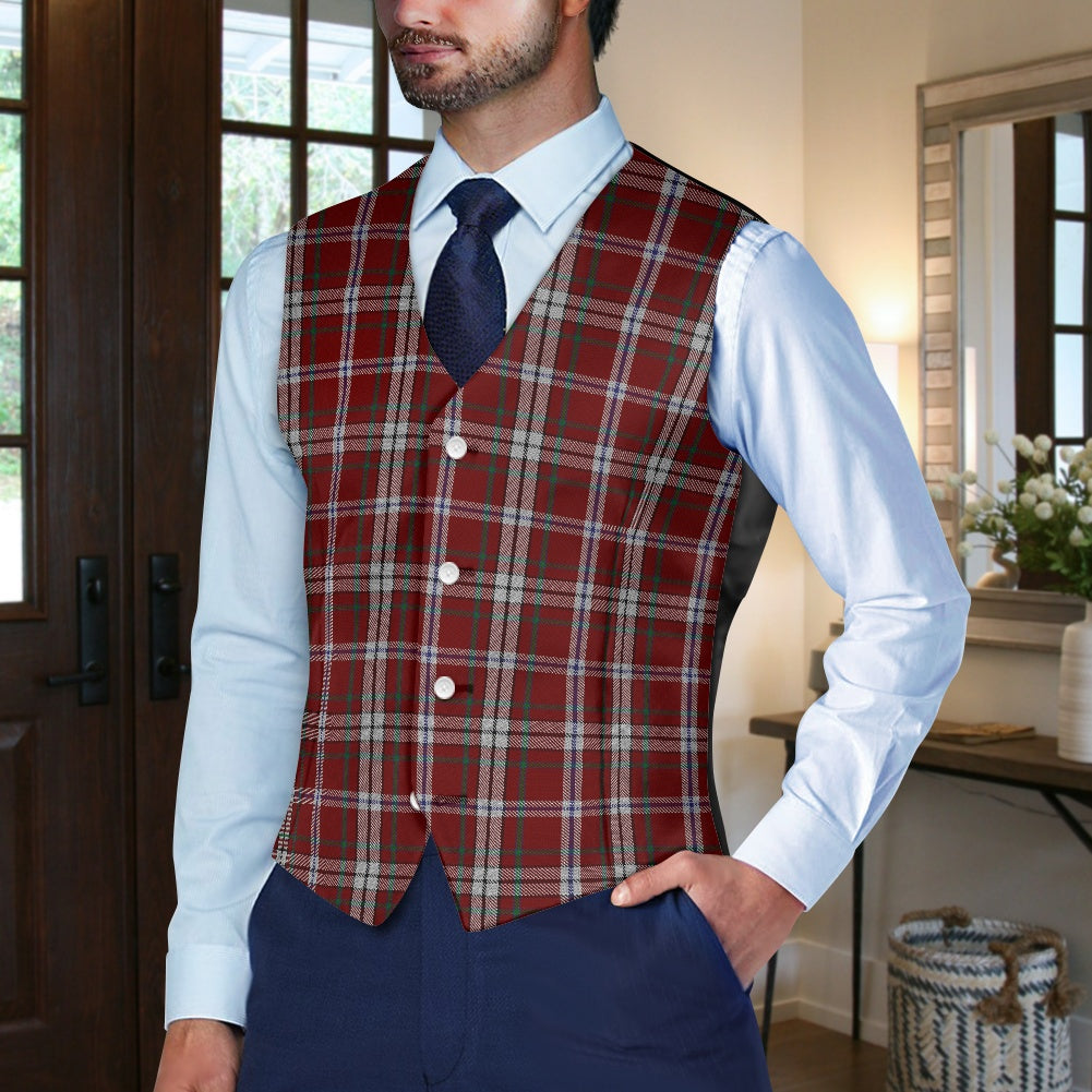 Breizh | Breton | Bretagne Bro-Zol Tartan Suit vest jacket