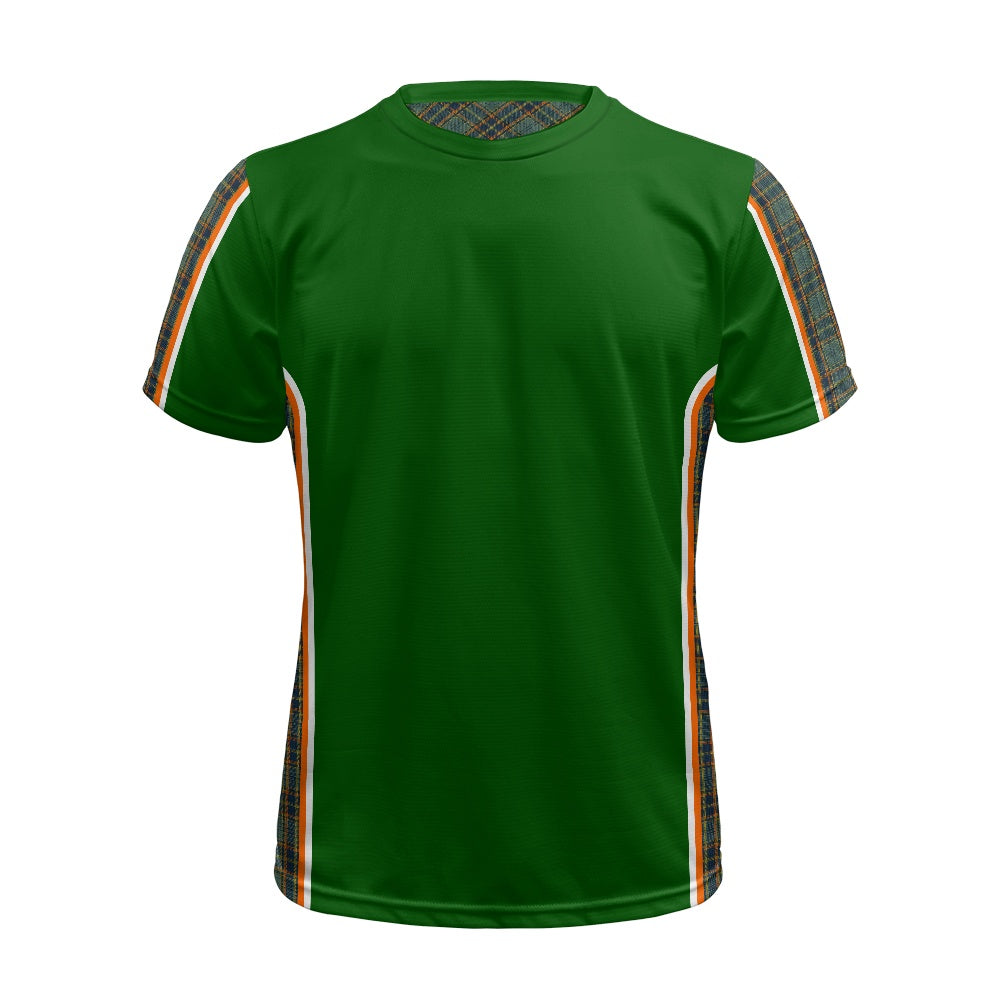 Irish County Antrim Tartan Strip Football Shirt