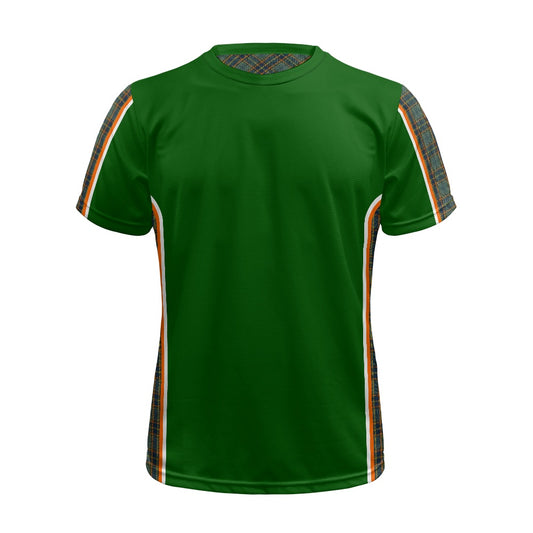 Irish County Antrim Tartan Strip Football Shirt