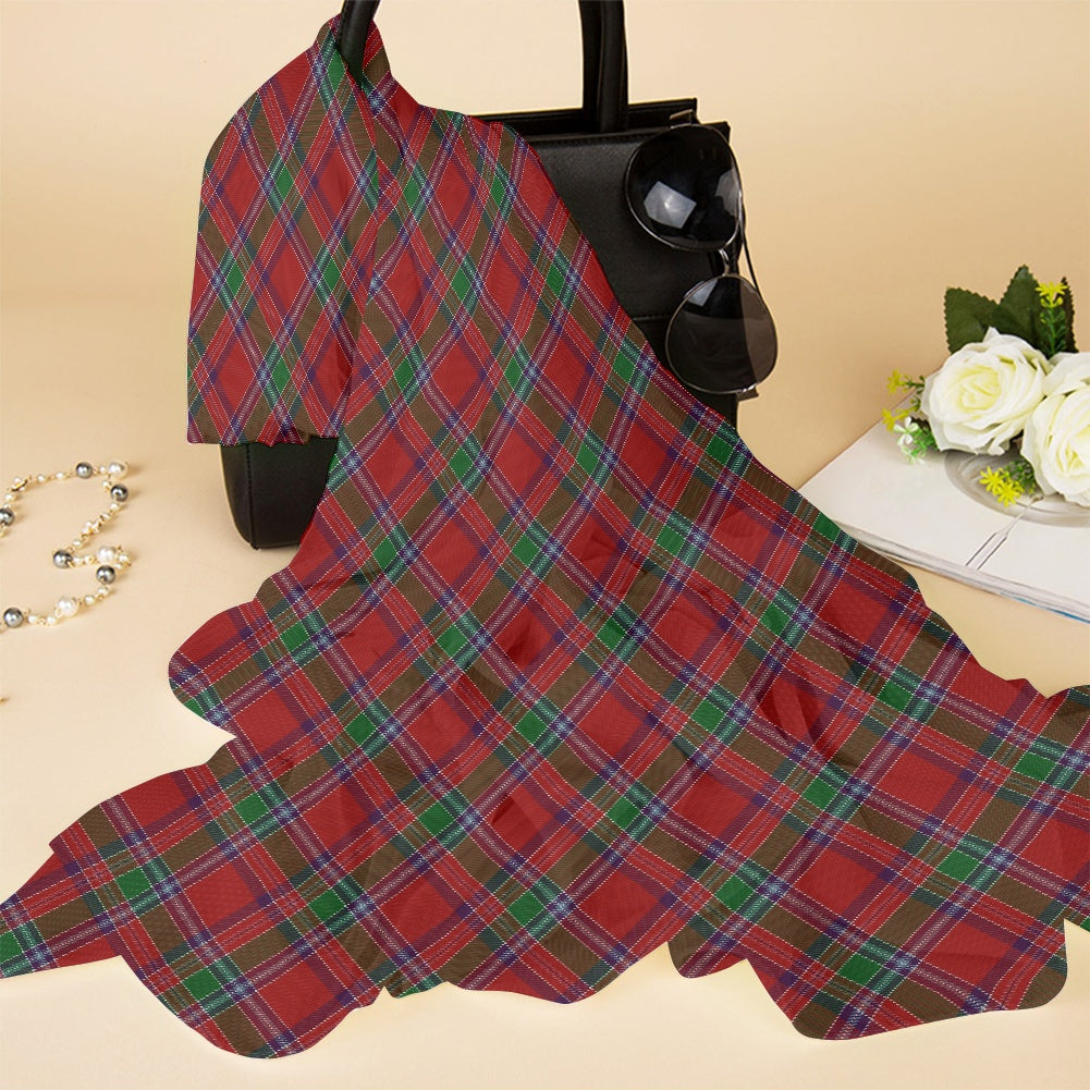 Clan Birrell Tartan Bias Chiffon Scarf