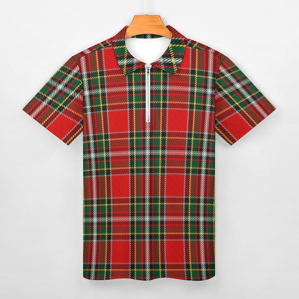 Clan Gillespie Tartan Short sleeve polo shirt