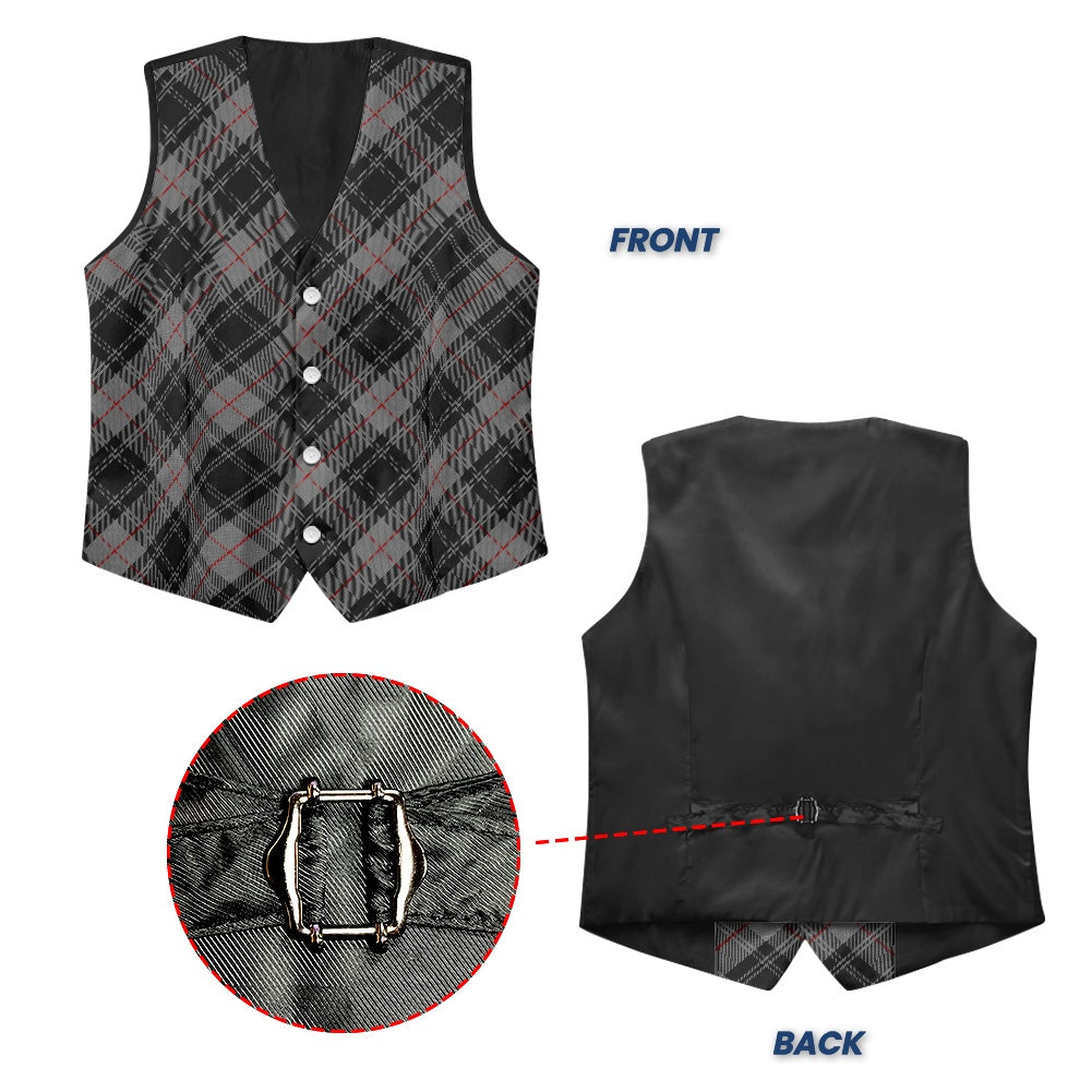 Clan Moffat Tartan Bias Suit vest jacket