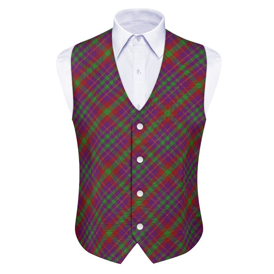 Clan Fiddes Tartan Bias Suit vest jacket