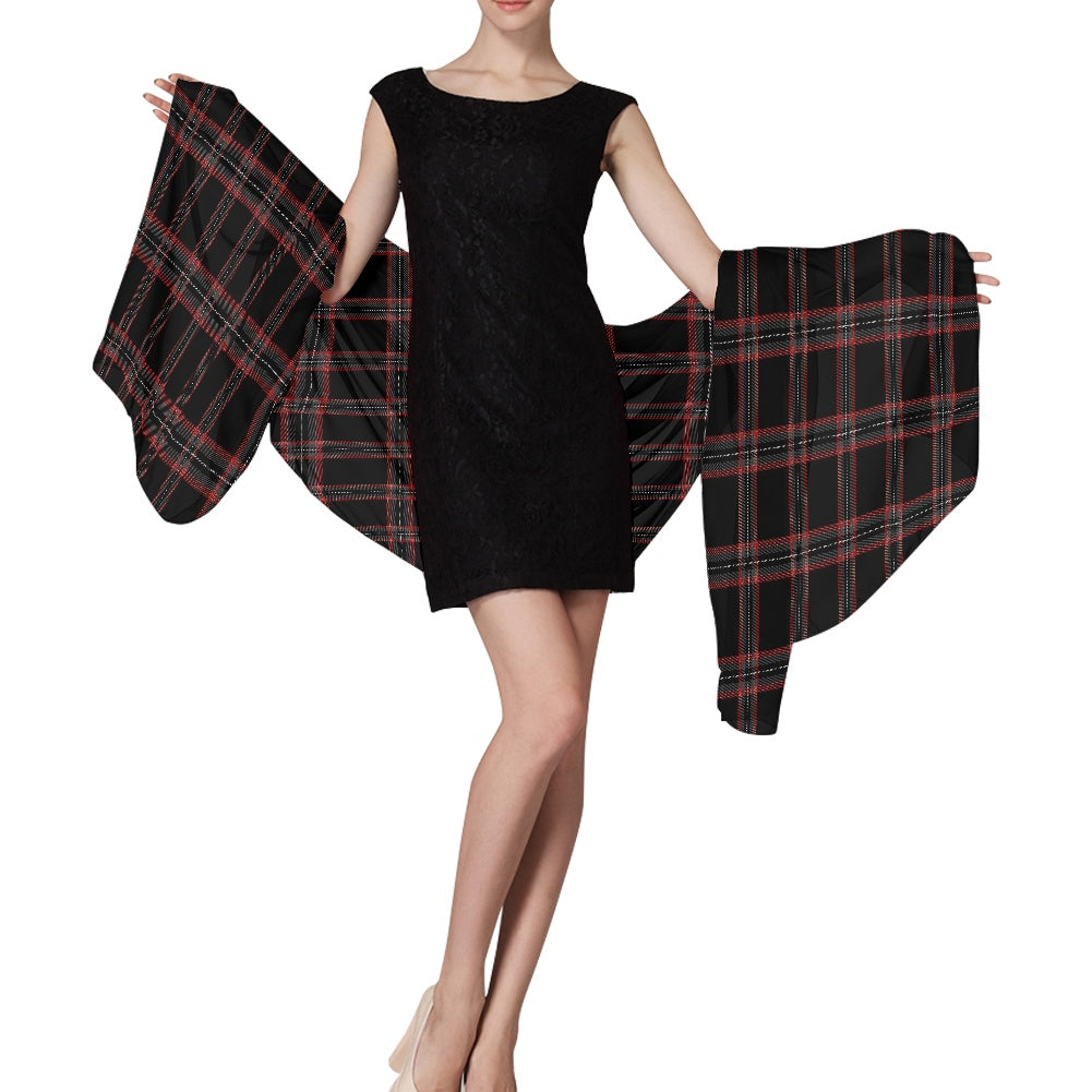 Witches of Scotland Tartan Chiffon Scarf