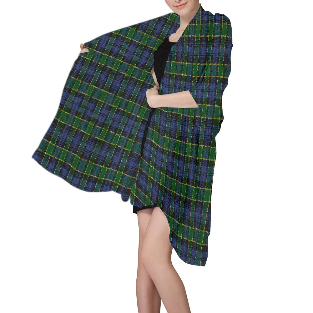 Clan Campbell of Breadalbane Tartan Chiffon Scarf