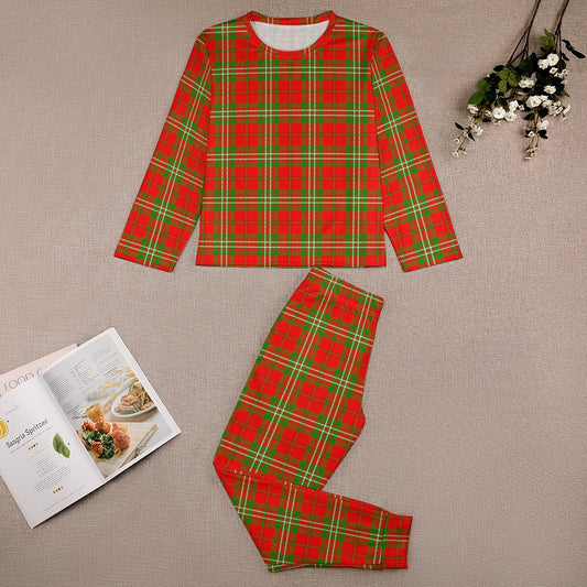 Clan Scott Tartan Girl's Pajama suit