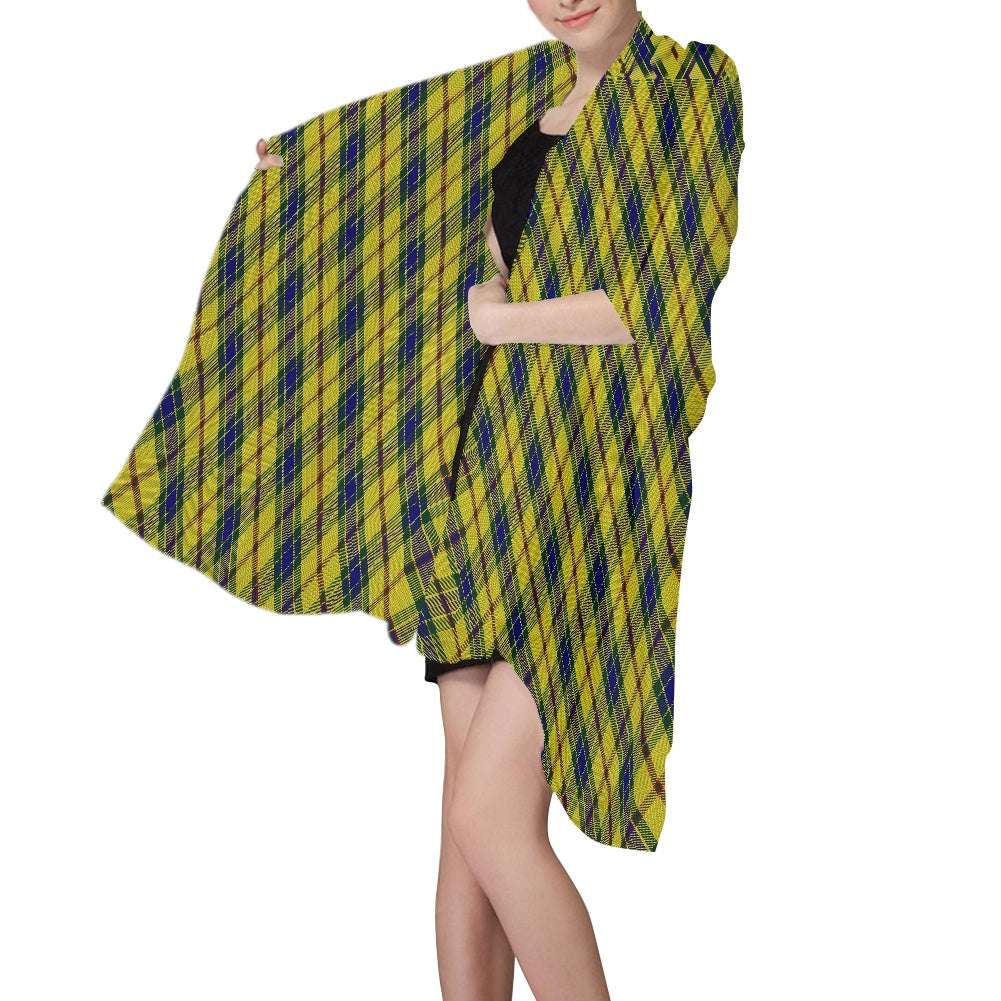 Clan MacCabe Tartan Bias Chiffon Scarf